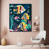 Painting by Numbers Pictures Colorful Fish Corals